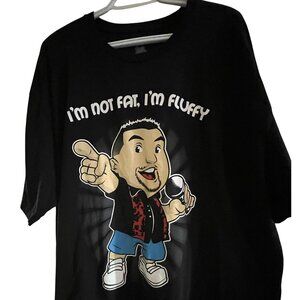 Fluffyshops 'HEALTHY' 2XL Mens Black Graphic Tshirt